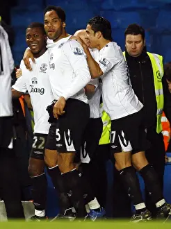 Yakubu's Strike: Everton's Historic Goal in Carling Cup Semi-Final vs. Chelsea (8/1/08)