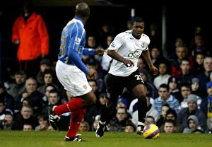 Portsmouth v Everton Collection: Yakubu's Thrilling Performance: Portsmouth vs. Everton, Barclays Premier League, Fratton Park, 2007