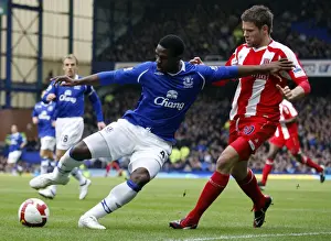 Yobo vs Beattie: Intense Rivalry in Everton vs Stoke City Barclays Premier League Clash, 14/3/09