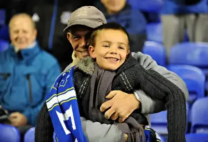 10 November 2010 Everton V Bolton Wanderers Prints: Young Everton Fan's Excitement at Goodison Park: Everton vs