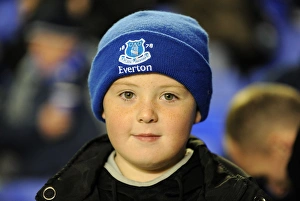 10 November 2010 Everton V Bolton Wanderers Prints: Young Everton Fan's Thrill: Everton vs
